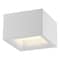 Access Lighting Bloc, Dual Voltage LED Flush Mount, White Finish, Acrylic Lens Acrylic 50009LEDD-WH/ACR - alternate 1